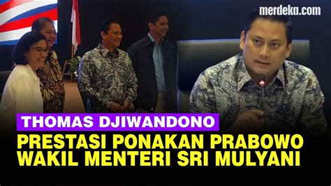 Sosok Thomas Djiwandono Ponakan Prabowo Dipercaya Jokowi Jadi Wakil