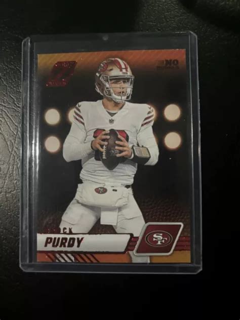 2023 PANINI ZENITH Brock Purdy Red Zone Parallelo San Francisco 49ers