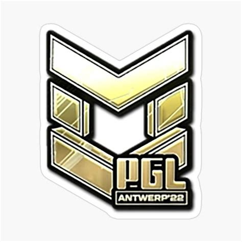 Pgl Gold Antwerp Sticker By Kaya Jones In Antwerp Stickers