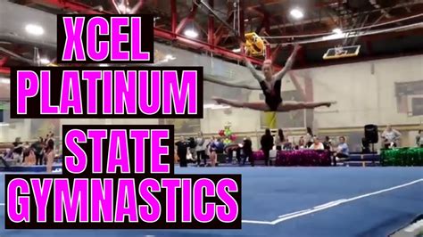 Xcel Platinum State Gymnastics Meet Behind The Scenes Youtube