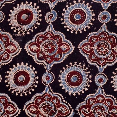 Ajrak Fabrics Hand Blocks Print Ajrak Fabrics Buy Online From