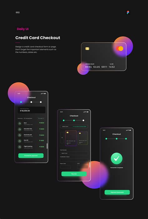 Daily UI Credit Card Checkout On Behance