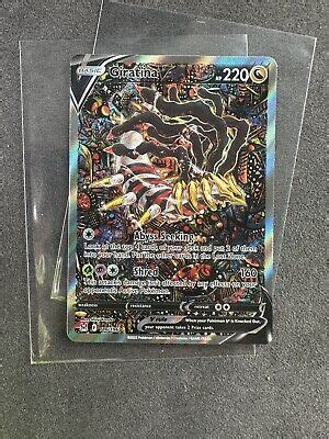 Pokemon TCG Giratina V Full Alternate Alt Art 186 196 Lost Origin NM