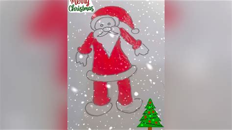 How To Draw Santa Claus Christmas Drawing Easy Santa Claus