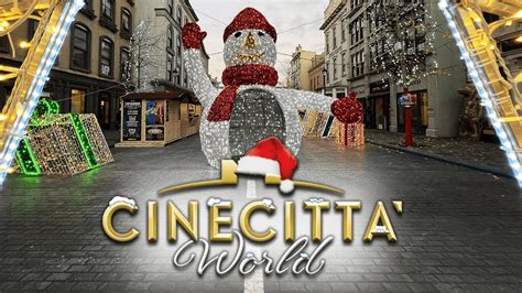 CINECITTÀ WORLD NATALE 2022 TOUR COMPLETO DEL PARCO YouTube