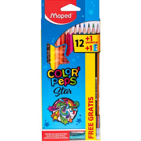 Lápices De Colores Maped Color Peps con 12 Lumen