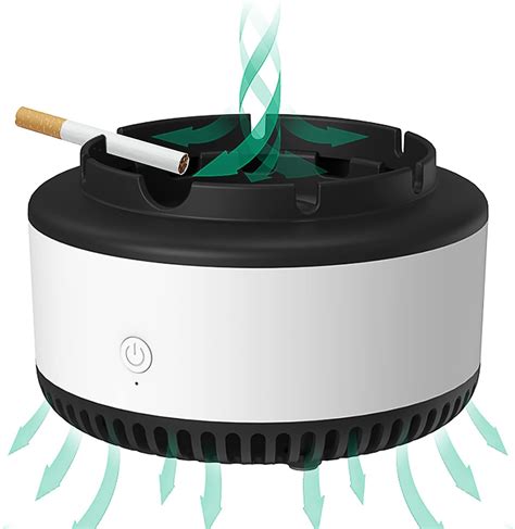 GOYISEE Cendriers sans fumée pour cigarettes purificateur d air