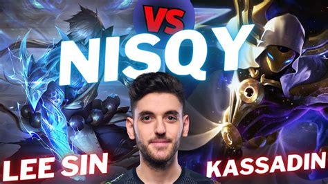 Nisqy Lee Sin Vs Kassadin Mid Gameplay Patch Season