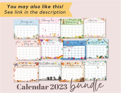 October 2023 Calendar Cute And Spooky Halloween Night Party Printable F