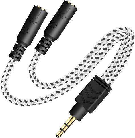 Amazon NANYI Headset Splitter Cable For PC 3 5mm Jack Headphones