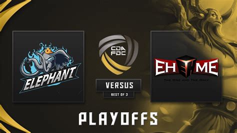 Ehome Vs Elephant Game Bo Cda Fdc Season Lower Bracket