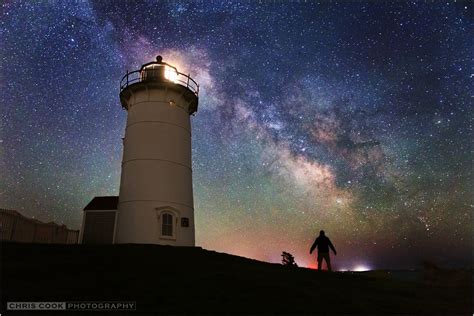 Self Portrait Nobska Lighthouse Cape Cod Lighthouse Night Skies