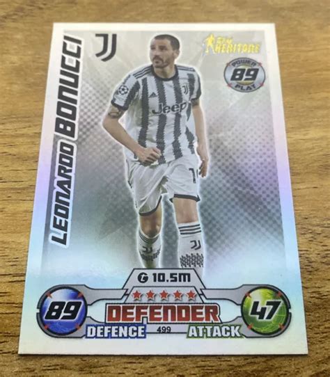 TOPPS MATCH ATTAX 2022 2023 22 23 Leonardo Bonucci Juventus Heritage