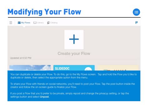 The Flowvella Guide For Ipad Screen On Flowvella Presentation