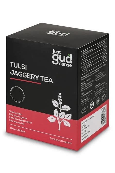 Just Gud Sense Tulsi Jaggery Tea Premix G Grade A Grade At Rs