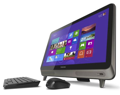 Amazon.com : Toshiba LX835-D3380 23-Inch All-in-One Desktop (Silver/Black) : Desktop Computers ...