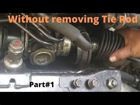 Steering Rack Boot Replacement Without Removing Tie Rod End Not