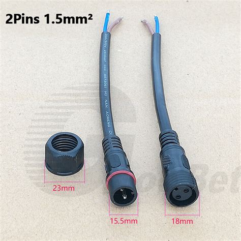 Outdoor 2 3 4 5 6 7 8 Pin IP67 Waterproof Electrical Cable Wire