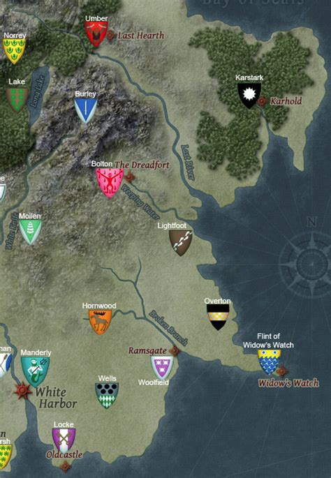 Westeros The North Oakthornewiki