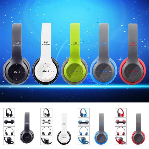 Original P Bluetooth Wireless Headphones Over Foldable Headset With