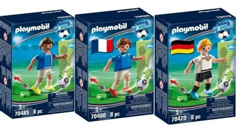 PLAYMOBIL 70479 70480 70485 Footballer Neuf New Sport EUR 12