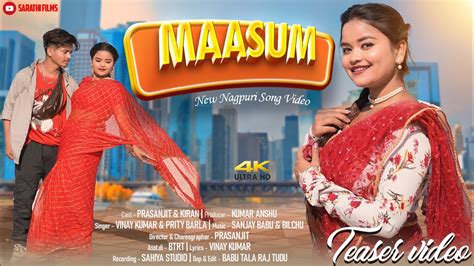 MAASUM New Superhit Nagpuri Teaser Video Singer Vinay Kumar