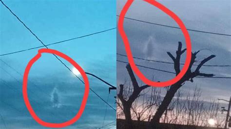 Fotos Captan Extraña Figura Humanoide En El Cielo De Cadereyta