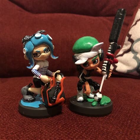 Custom Splatoon Amiibo Inkling Girl Or Inkling Boy Etsy