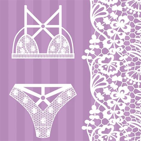 Hand Drawn Lingerie Panty And Bra Set Stock Vector By ©comotom0 190834648