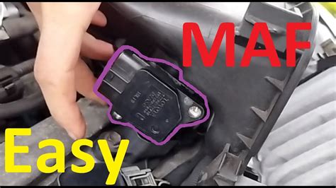 How To Change Clean A MAF Sensor On A Toyota Yaris YouTube