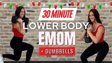 30 MINUTE Killer Lower Body EMOM Workout With Weights Strength