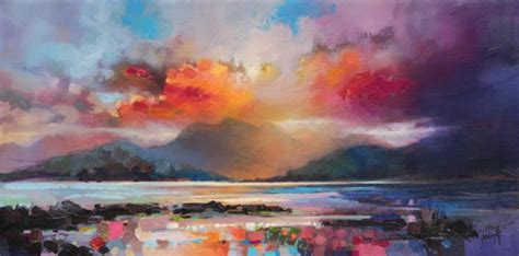 View From Armadale Isle Of Skye Mountains Painting Scott Naismith