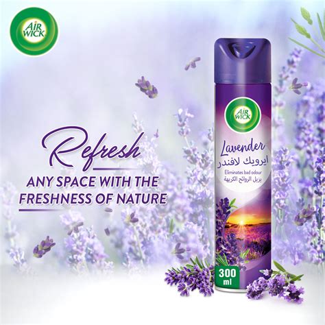 Airwick Air Freshener Aerosol Lavender 300 Ml 2 1 Online At Best Price Aerosols Lulu Ksa