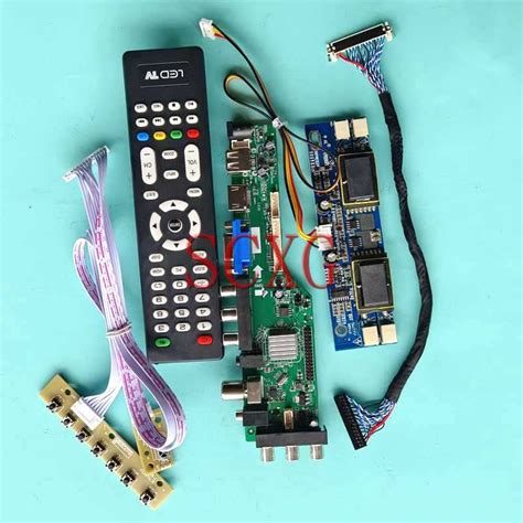 DVB 3663 Digital LCD Controller Board Fit LM200WD1 M200O1 20 DIY Kit 4