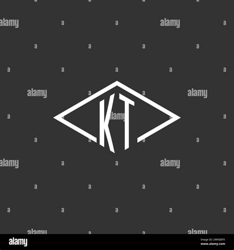 Kt Clean Logo Stock Vector Images Alamy