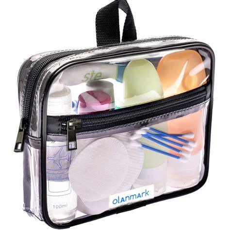 Amazon TSA Approved Toiletry Bag 3 1 1 Clear Travel Cosmetic Bag