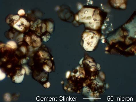 Cement Clinker Under The Microscope