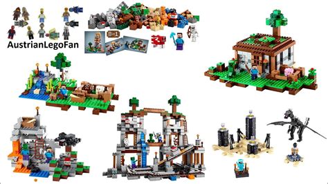 Lego Minecraft 2014 Compilation Of All Sets YouTube