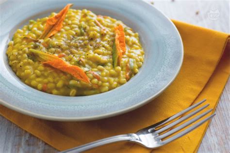 Ricetta Orzotto Con Crema E Fiori Di Zucca La Ricetta Di GialloZafferano