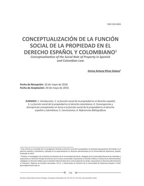 PDF CONCEPTUALIZACIÓN DE LA FUNCIÓN SOCIAL DE LA 2 Profesor e