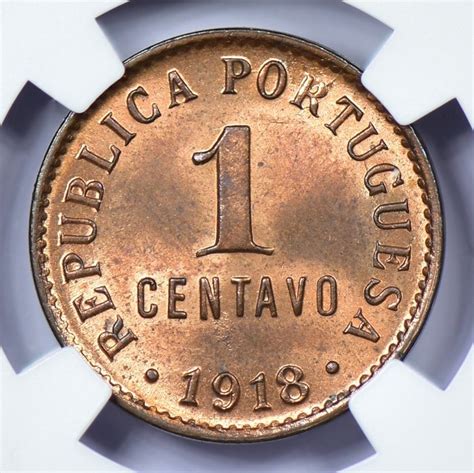 Portugal Republic Centavo Ngc Ms Top Catawiki