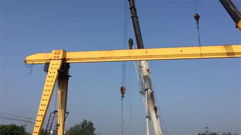 Magnetic Gantry Crane Mh Model Electric Hoist Single Beam Gantry Crane