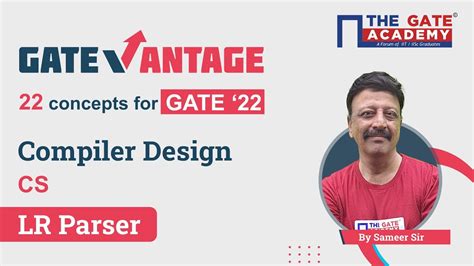 LR Parser Compiler Design For GATE 2022 GATEvantage Most Important