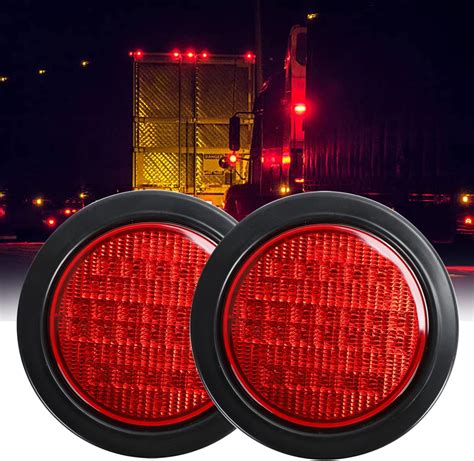 Amazon Sodcay Pcs Inches Round Trailer Lights V Truck