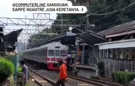 Perjalanan Krl Bogor Jakarta Kota Alami Gangguan Penumpang Mengeluh