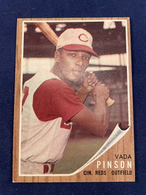 1962 TOPPS BASEBALL SET BREAK 80 VADA PINSON CINCINNATI REDS EBay