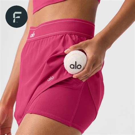 Jual Alo Yoga Match Point Tennis Skirt Pink Summer Crush Kota