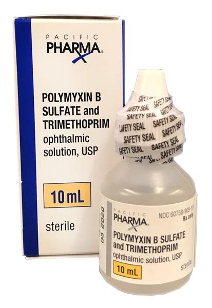 Polymyxin B And Trimethoprim Drops 10ml Ophthalmic Antibiotics