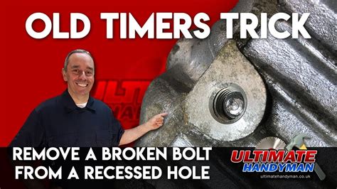 How To Remove A Snapped Bolt From An Engine Block New