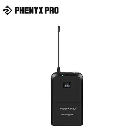 PHENYX PRO Système de Microphone Sans Fil UHF Réglable Professionnel